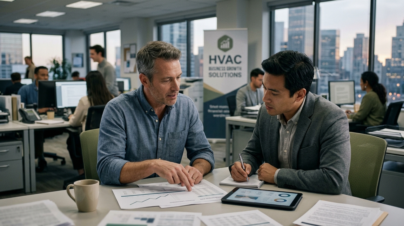 Illustration: HVAC Business Loans for Fair Credit: Options When Your Score Is 600–680 in 2026